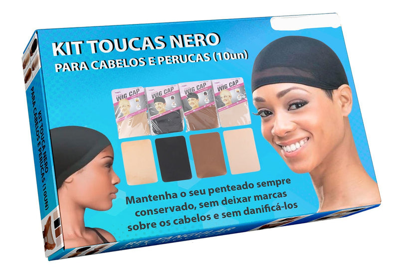 Kit Touca Nero para Cabelos e Perucas - 10 unidades